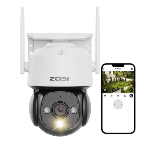 C290 2MP/4MP PTZ WiFi Security Camera + Max 256GB Local Storage(Memory card not included)