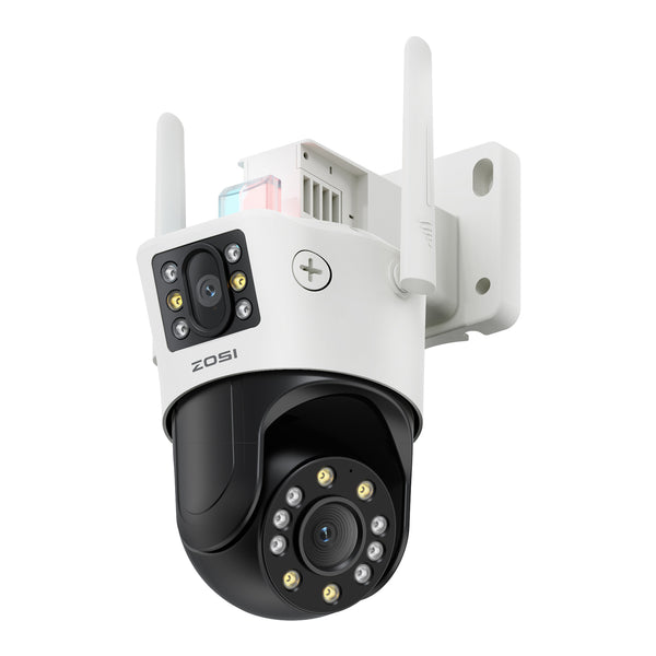 C298 8MP PTZ Wifi Outdoor Camera With Dual Lens (4MP+4MP)