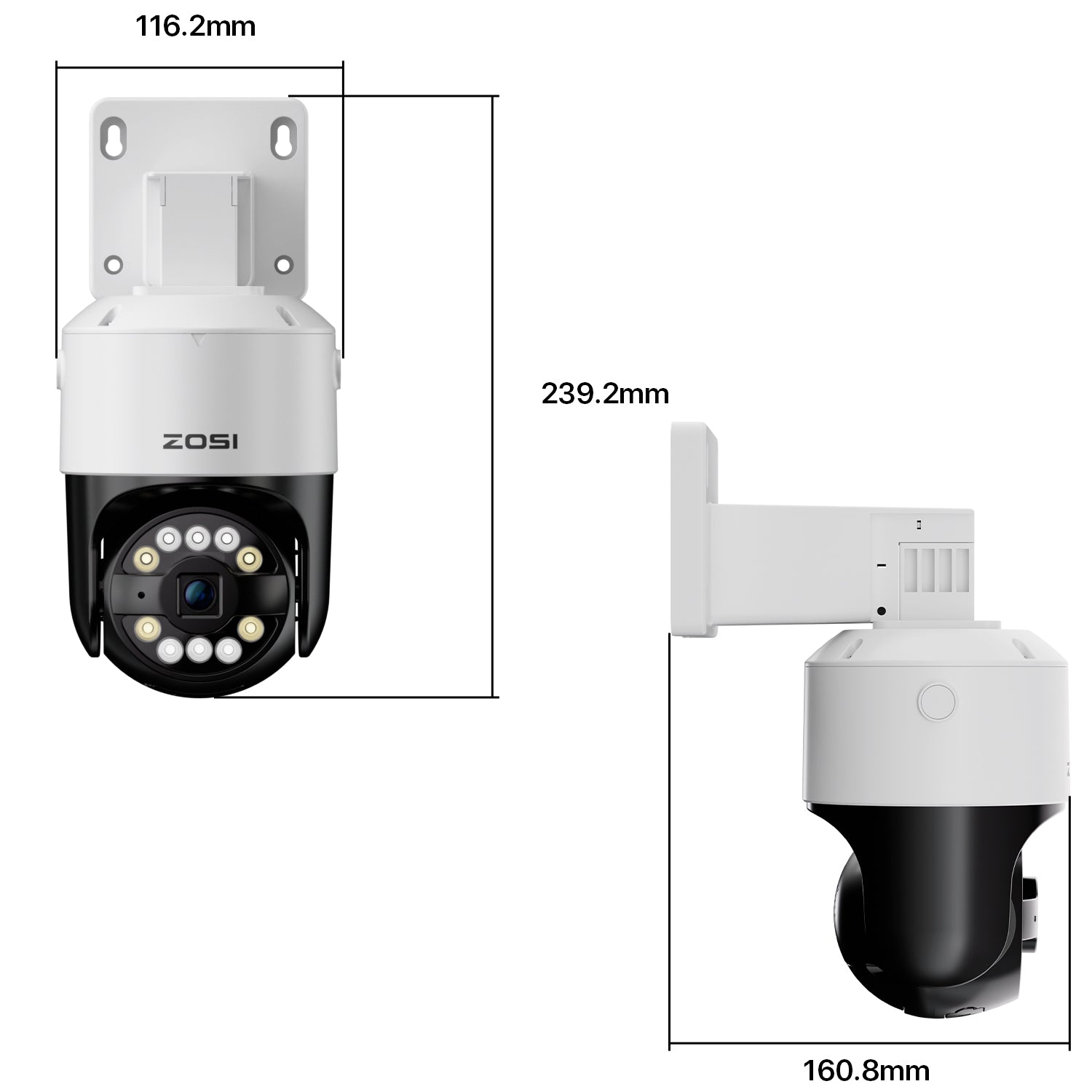 C296B 5MP PoE Cameras + 8CH 4K NVR (Ethernet cables and hard drive
