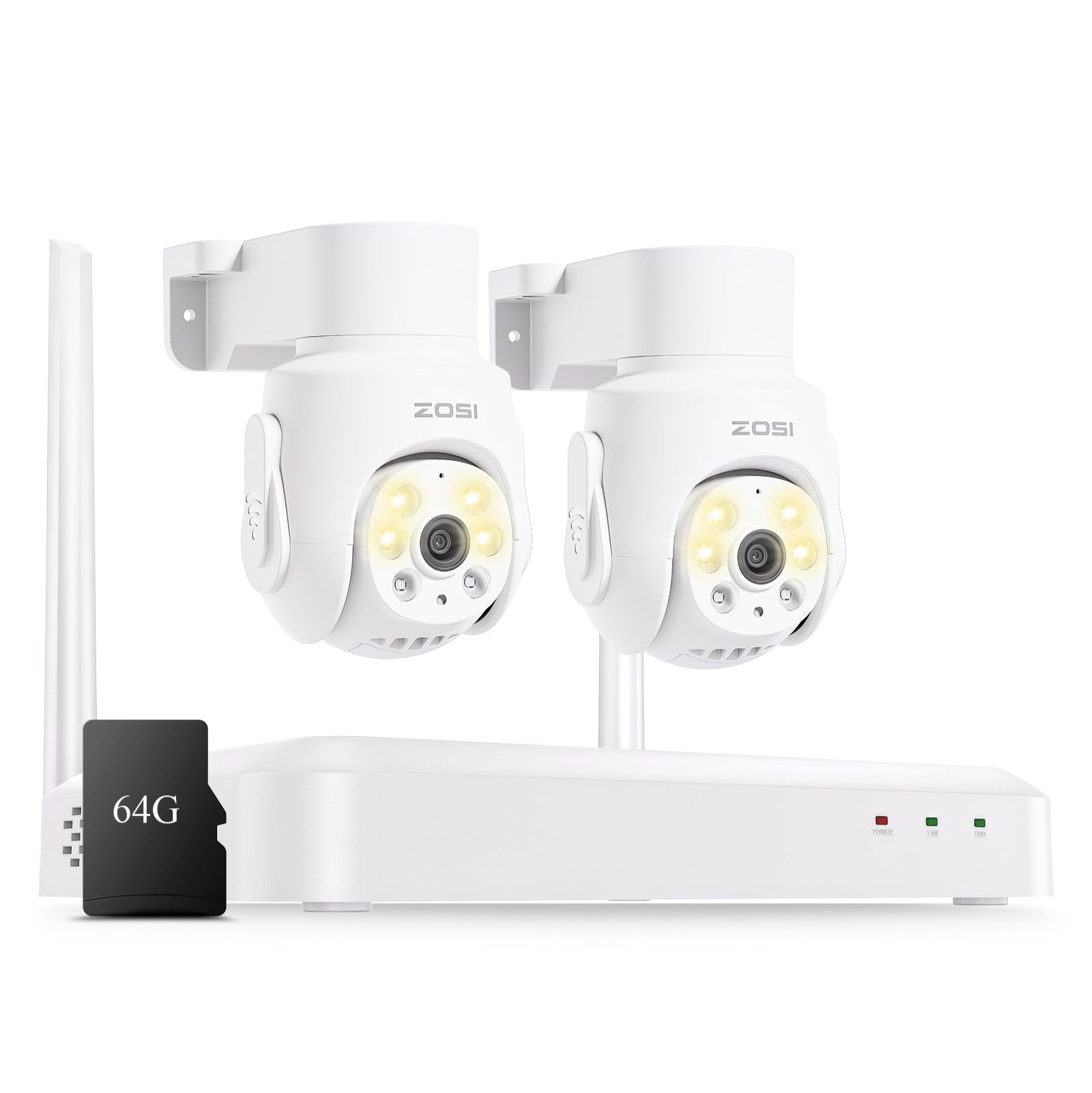 C280 5MP 8CH PTZ Wireless Security System + 1TB Hard Drive - ZOSI EU