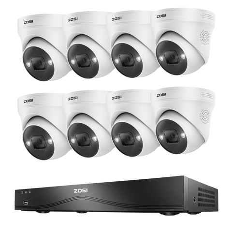 C225 4K 16CH PoE Security System + 16CH 4K PoE NVR with 4TB HDD
