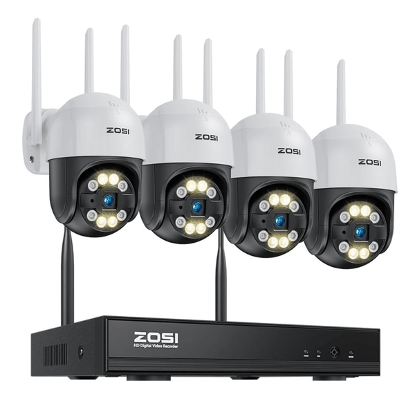 C289 3MP 8 Channel Pan-Tilt WiFi Security System + No Hard Drive