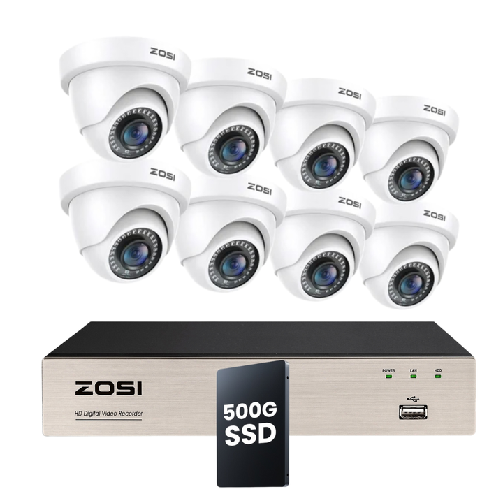 Zosi 8VNA-419 - 1080P CCTV Security Camera System 8CH DVR - ZOSI EU
