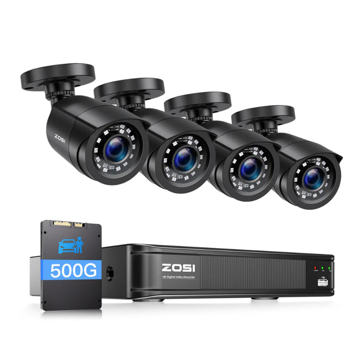 Zosi 8VN-106B - 8CH 1080P Home CCTV Security System Optional 2TB